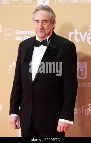 Juanjo Puigcorbé assiste au tapis rouge des Prix Jose María Forque 2024 au Palacio Municipal de Congresos de Madrid. Banque D'Images