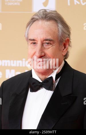 Madrid, Espagne. 14 décembre 2024. Juanjo Puigcorbé assiste au tapis rouge des Prix Jose María Forque 2024 au Palacio Municipal de Congresos de Madrid. (Photo de Nacho Lopez/SOPA images/SIPA USA) crédit : SIPA USA/Alamy Live News Banque D'Images