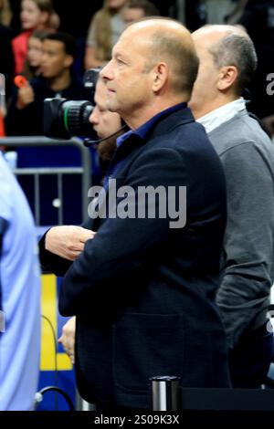 Berlin, Deutschland. 26 décembre 2024. 26.12.2024, Uber-Arena, Berlin, DEU, EuroLeague-Basketball-action, ALBA vs. Real Madrid, im Bild Manager Marko Baldi (ALBA Berlin) Foto : Juergen Engler/nordphoto GmbH/dpa/Alamy Live News Banque D'Images