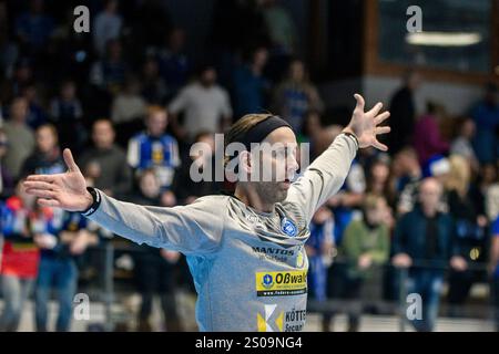 Eisenach, Deutschland. 26 décembre 2024. Silvio Heinevetter (ThSV Eisenach, #12) GER, Thueringen, ThSV Eisenach gegen HSV Hambourg, Handball, Daikin 1. Handballbundesliga, 17.Spieltag, saison 2024/2025, Donnerstag, 26.12.2024, 17,30 Uhr Foto : Eibner-Pressefoto/Martin Herbst crédit : dpa/Alamy Live News Banque D'Images