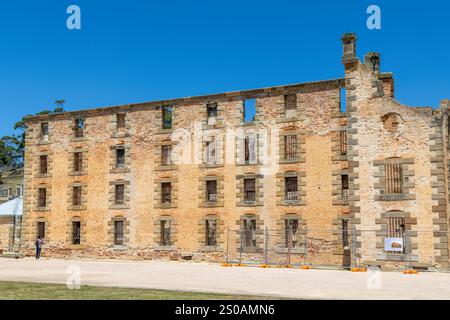 Port Arthur pénitencier et ancienne colonie pénitentiaire maintenant un musée en plein air et site du patrimoine mondial de l'UNESCO sur la péninsule de Tasman, Tasmanie, Australie Banque D'Images