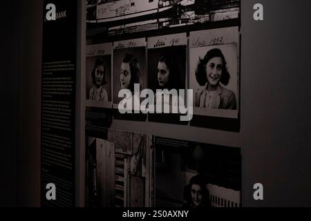 Vue intérieure du Musée commémoratif de l'Holocauste des États-Unis à Washington DC le 26 décembre 2024. Le musée américain du mémorial de l'Holocauste est le mémorial officiel des États-Unis pour l'Holocauste. Adjacent au National Mall à Washington, DC, l'USHMM assure la documentation, l'étude et l'interprétation de l'histoire de l'Holocauste. Banque D'Images