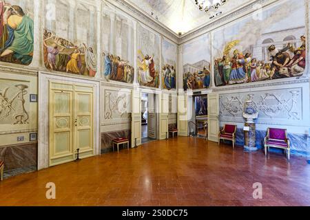 Florence Toscane Italie. Musée Palazzo Pitti (Palais Pitti). La Galerie Palatine Banque D'Images