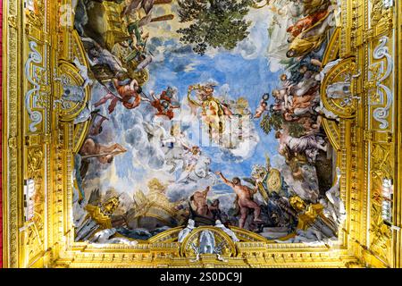 Florence Toscane Italie. Musée Palazzo Pitti (Palais Pitti). Galerie Palatine. Sala di Marte Banque D'Images