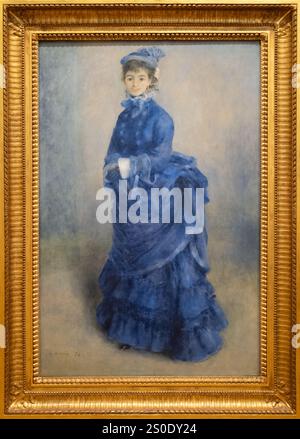 Renoir peinture la Parisienne par Pierre-Auguste Renoir au Musée national du pays de Galles à Cardiff pays de Galles - peinture à l'huile Banque D'Images