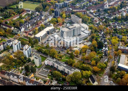 Vue aérienne, MarienHospital Herne, clinique de la Ruhr-Université Bochum dans le district Herne-Süd à Herne, région de la Ruhr, Rhénanie du Nord-Westphalie, Allemagne Banque D'Images