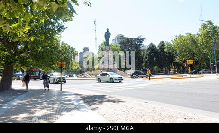 Place et rond-point Luro à Mar del Plata , Buenos Aires , Argentine Banque D'Images