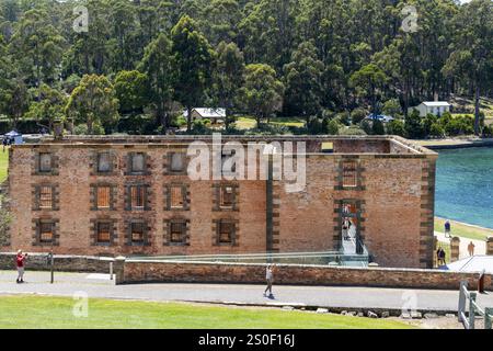 Prison pénitentiaire de Port Arthur dans l'ancienne colonie pénitentiaire maintenant un musée en plein air, Tasmanie, Australie, 2024 Banque D'Images