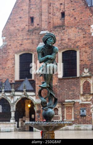 L’église de Barbara : un joyau gothique à Cracovie Banque D'Images