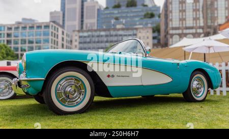 Chevrolet Corvette au concours de Londres 2024 Banque D'Images