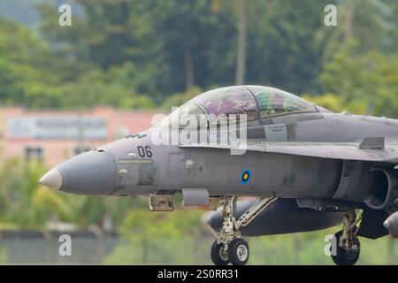 Boeing FA-18D Hornet, Royal Malaysian Air Force M45-06 décollage Banque D'Images