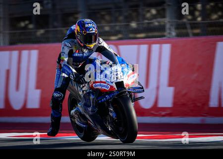 Le Portugais Miguel Oliveira de Trackhouse Racing lors du Grand Prix Solidarnosc de Barcelone. Banque D'Images