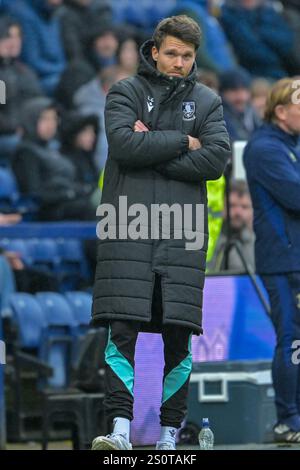 Deepdale, Preston, Royaume-Uni. 29 décembre 2024. EFL Championship Football, Preston North End contre Sheffield mercredi ; Manager de Sheffield mercredi Danny Rohl crédit : action plus Sports/Alamy Live News Banque D'Images