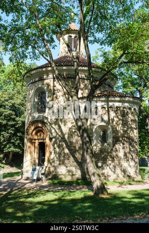 Rotonda of nouveaux Martin, Prague, Tchéquie, République tchèque. XIe siècle. Banque D'Images