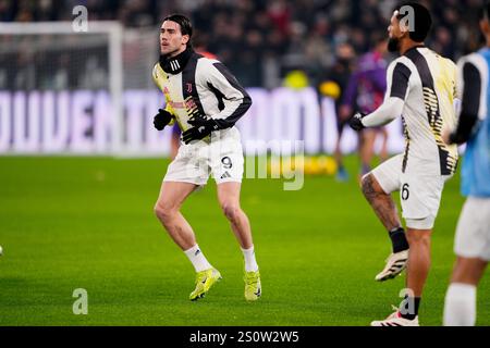 Torino, Italie. 29 décembre 2024. -J avant le match de football Serie A entre la Juventus et la Fiorentina au stade de la Juventus à Turin, au nord-ouest de l'Italie - 29 décembre 2024. Sport - Football FC (photo de Fabio Ferrari/LaPresse) crédit : LaPresse/Alamy Live News Banque D'Images