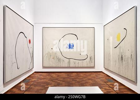 L'espérance d'un condamné I, II, III, 1974, Joan Miró, Barcelone, Catalogne, Espagne Banque D'Images