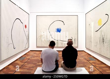 L'espérance d'un condamné I, II, III, 1974, Joan Miró, Barcelone, Catalogne, Espagne Banque D'Images