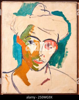 Portrait de Madame Matisse, 1905, Henri Matisse (1869-1954) Banque D'Images