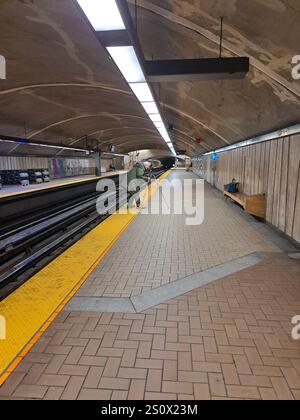 Station de métro de Castelnau à Montréal, Québec, Canada Banque D'Images