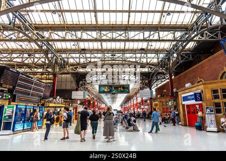 Hall de la gare de Londres Marylebone, Londres, Angleterre Banque D'Images