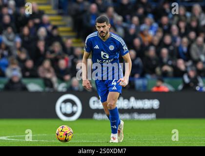 Leicester, Royaume-Uni. 29 décembre 2024. Conor Coady de Leicester City en action lors du premier League match au King Power Stadium de Leicester. Le crédit photo devrait se lire : Cody Froggatt/Sportimage crédit : Sportimage Ltd/Alamy Live News Banque D'Images