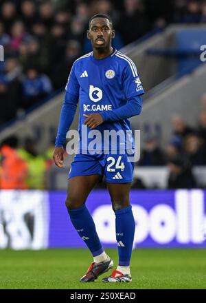 Leicester, Royaume-Uni. 29 décembre 2024. Boubakary Soumaré de Leicester City lors du match de premier League au King Power Stadium de Leicester. Le crédit photo devrait se lire : Cody Froggatt/Sportimage crédit : Sportimage Ltd/Alamy Live News Banque D'Images