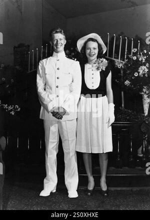 Atlanta, États-Unis. 29 décembre 2024. Jimmy carter et Rosalynn Smith se sont mariés le 7 juillet 1946. Carter, le 39e président des États-Unis, récipiendaire du prix Nobel de la paix, militant des droits de l'homme, professeur et enseignant de l'école du dimanche, est décédé le dimanche 29 décembre 2024. Il avait 100 ans. Document photo via le Centre carter/UPI crédit : UPI/Alamy Live News Banque D'Images