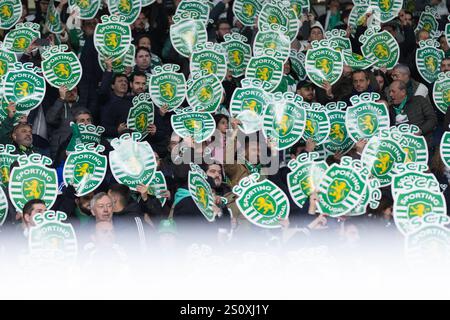 29 décembre 2024. Lisbonne, Portugal. Supporters sportifs lors du match de la Journée 16 de Liga Portugal Betclic, Sporting CP vs SL Benfica crédit : Alexandre de Sousa/Alamy Live News Banque D'Images