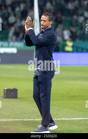 29 décembre 2024. Lisbonne, Portugal. Nani a reçu un hommage pour sa carrière lors du match de la Journée 16 de Liga Portugal Betclic, Sporting CP vs SL Benfica crédit : Alexandre de Sousa/Alamy Live News Banque D'Images