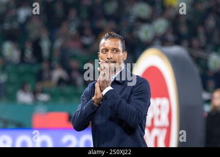29 décembre 2024. Lisbonne, Portugal. Nani a reçu un hommage pour sa carrière lors du match de la Journée 16 de Liga Portugal Betclic, Sporting CP vs SL Benfica crédit : Alexandre de Sousa/Alamy Live News Banque D'Images