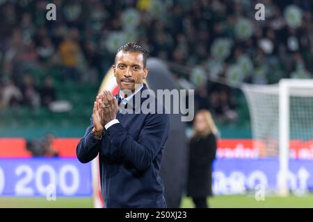 29 décembre 2024. Lisbonne, Portugal. Nani a reçu un hommage pour sa carrière lors du match de la Journée 16 de Liga Portugal Betclic, Sporting CP vs SL Benfica crédit : Alexandre de Sousa/Alamy Live News Banque D'Images