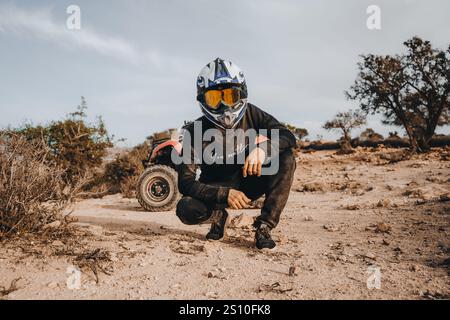 Quad Safari au coeur d'Agadir, Maroc 15 décembre 2024 Banque D'Images