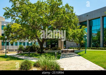 Palais de justice du comté de St Lucie, South 2nd Street, Fort Pierce, Floride Banque D'Images