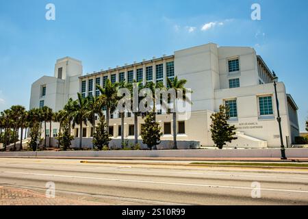 Alto Lee Adams Palais de justice des États-Unis, US route 1, Fort Pierce, Floride Banque D'Images