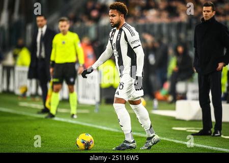 Turin, Italie, Italie. 29 décembre 2024. Weston MCKENNIE de la Juventus lors du match de Serie A entre le Juventus FC et l'ACF Fiorentina au stade Allianz le 29 décembre 2024 à Turin, en Italie. (Crédit image : © Matthieu Mirville/ZUMA Press Wire) USAGE ÉDITORIAL SEULEMENT! Non destiné à UN USAGE commercial ! Banque D'Images