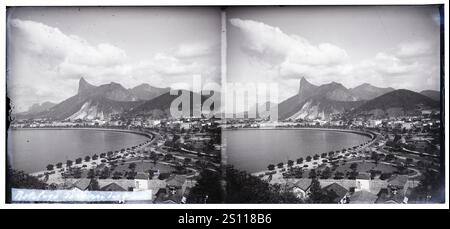Enseada de Botafogo e Avenida Beira Mar vistos do Morro da Viúva (007 Banque D'Images