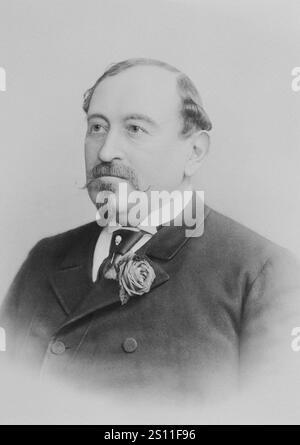 Ernest II, duc de Saxe-Cobourg-Gotha (1818-93) c. 1863. Banque D'Images