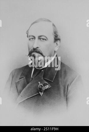 Ernest II, duc de Saxe-Cobourg-Gotha (1818-93) c. 1880. Banque D'Images