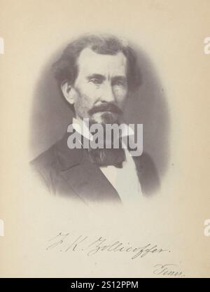 Felix K. Zollicoffer, représentant de New York, trente-cinquième Congrès, half-length portrait Banque D'Images