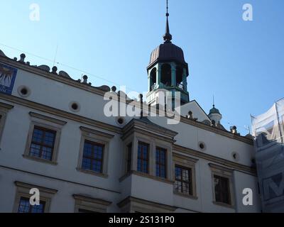 La belle tour du château des ducs de Poméranie, Szczecin Pologne Banque D'Images