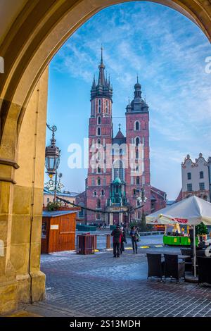 Église Sainte Marie. Cracovie, Pologne, Europe du Nord-est. Banque D'Images