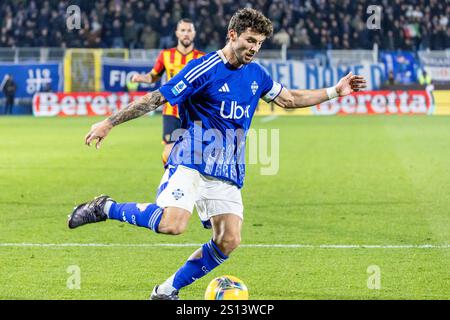 Côme, Italie. 30 décembre 2024. Cutrone Patrick Como pendant la série A match Como vs Lecce - Como décembre 30 2024 crédit : Kines Milano/Alamy Live News crédit : Kines Milano/Alamy Live News Banque D'Images