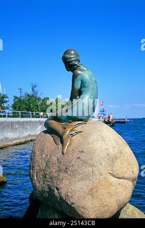 Petite Sirène à Copenhague, Danemark, Copenhague Banque D'Images