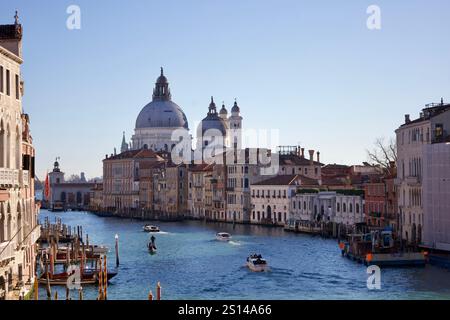 Venise, Italie. 26 décembre 2024. Basilique Santa Maria Della Salute. Banque D'Images