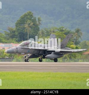 Boeing FA-18D Hornet, Royal Malaysian Air Force M45-06 décollage Banque D'Images