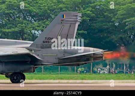 Boeing FA-18D Hornet, Royal Malaysian Air Force M45-06 décollage Banque D'Images