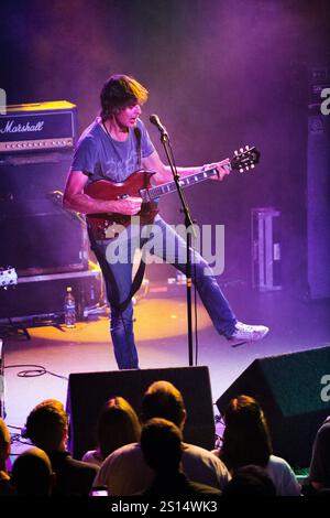 Le groupe de rock américain Stephen Malkmus & The Jicks en concert au Rescue Rooms, Nottingham, Royaume-Uni, .28 août 2014. Stephen Malkmus était autrefois membre de la bande séminale Pavement. Banque D'Images