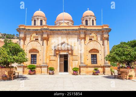Monastère d'Agia Triada, péninsule d'Akrotiri, la Canée, Crète, Iles grecques, Grèce Banque D'Images
