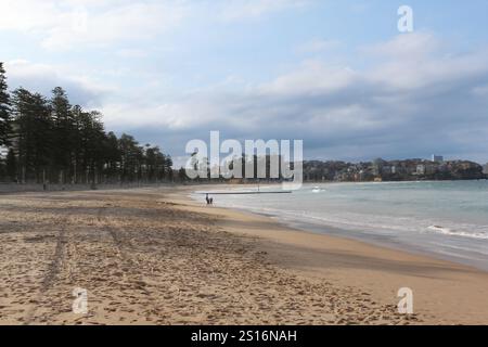 Soirée tranquille à Bondi Beach à Sydney Banque D'Images