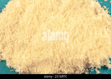 Copeaux de noix de coco hauteur et angle supérieur Banque D'Images